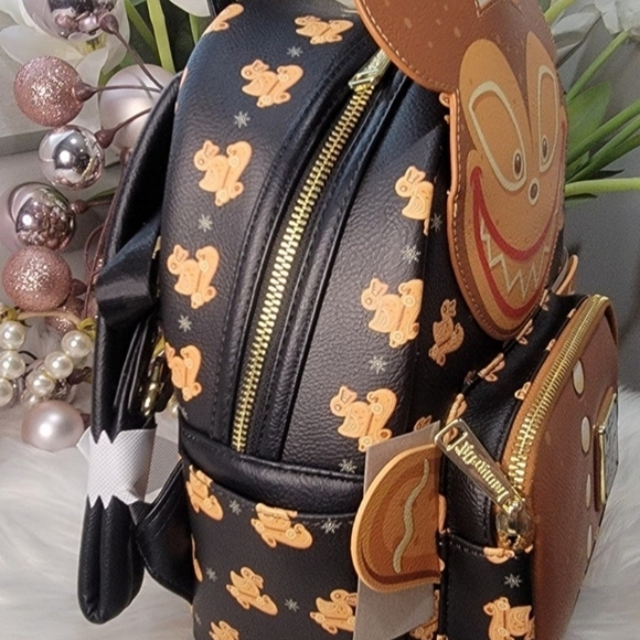 Loungefly x Disney Nightmare Before Christmas Gingerbread Scarry Teddy Mini Back main image 4
